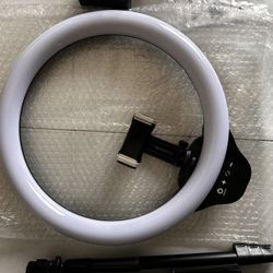 Complete Phone Lamp Set With Tripod, Used Only Once 