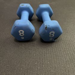 8 Pound Dumbbell Set