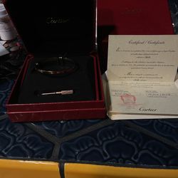 Original Cartier Small Pink Gold Bracelet 