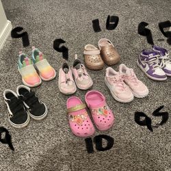 Girls Shoes 9-10c 