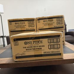 One Piece OP-14 The Azure Sea's Seven Booster Box Case