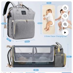 Diaper Backpack With Changing Station 