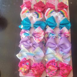 bows for girls 4 dollars a pack 7pcs