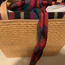 Natural Preston & York Mesh Handbag 