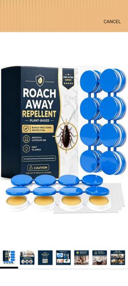 Roach Away Plant-Based Repellent Discs