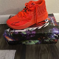 Puma M.E.L.O Red Blast-Fiery Red 6.5 Y