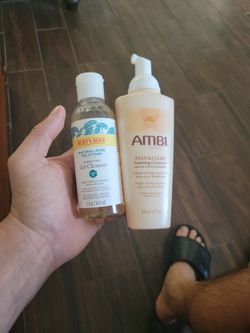 Burts Bees & AMBI Acne Treatment Cleanser 
