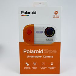 Polaroid Wave Underwater Streaming Camera WiFi HD Waterproof 18MP 2.4” Screen