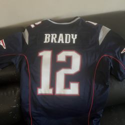 Tom Brady SB 51 on field Jersey 