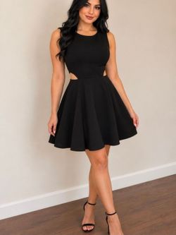 Belongsci Women's Black Dress