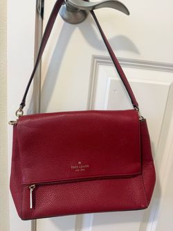 Kate Spade Red Leather Shoulder Bag