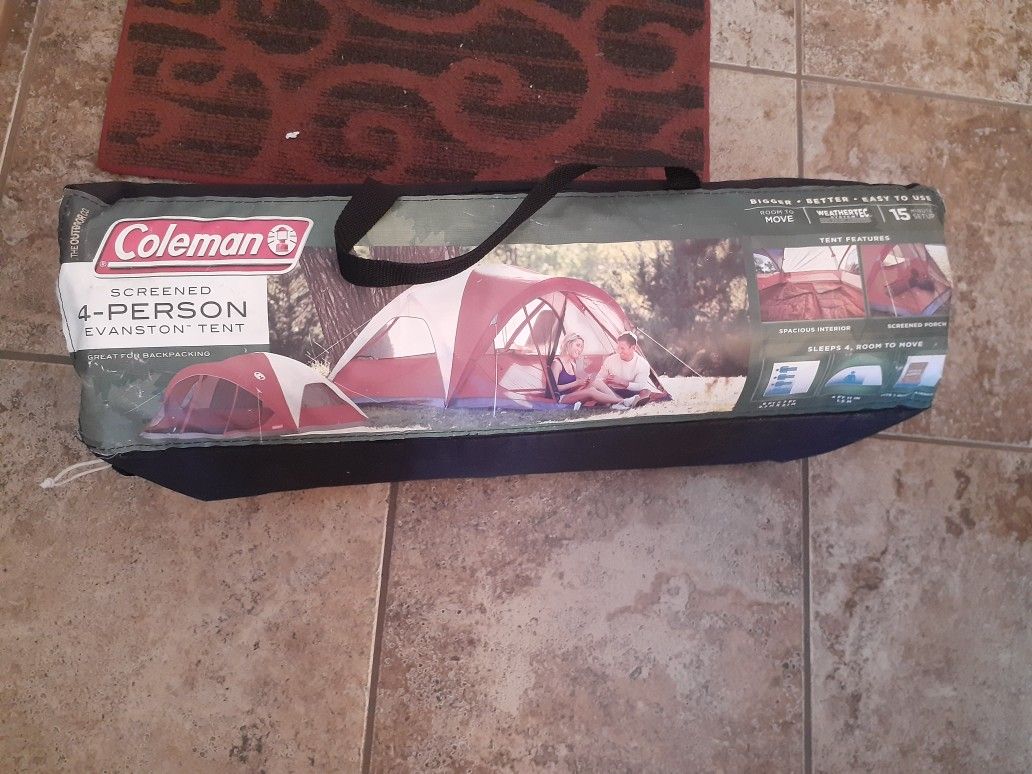 Coleman Evanton Screened 4-person Tent