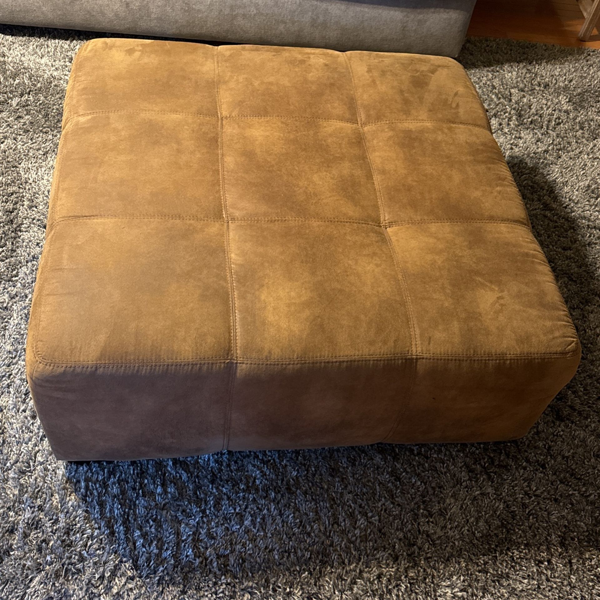 Full Ottoman Suede