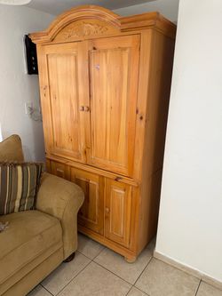 Sofa, chair and Entertainment Center