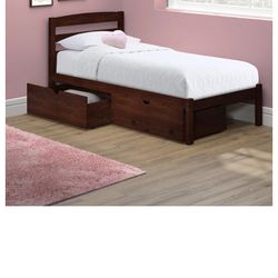 Twin Bed with Storage or Trundle, 