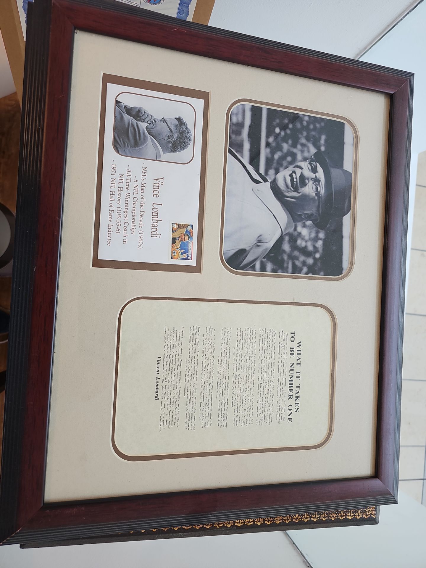 Vince Lombardi NFL Memorabilia