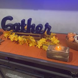 Wood Log Candle Holders 