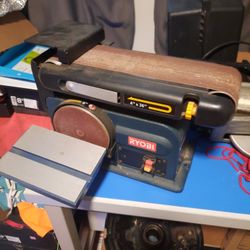 Ryobi BD4600 Dual Action Belt Sander VTG 4"X 36" & 6" Round 4.6 Amp 3600 RPM

