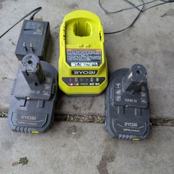 Ryobi batteries/charger