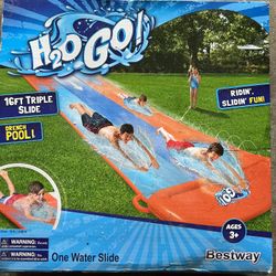 Kids Water Slide 16ft New H20 Go