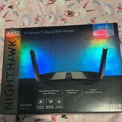 Netgear Nighthawk AX12 Tri band Router WiFi 6