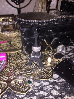 Silver plated Swarovski ring