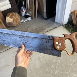 Backsaw 1850’s Sheffield Cast Steel Beardshaw & Son