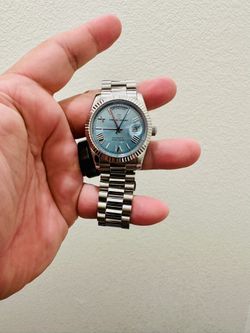 2023 Datejust 1752 DD36 Luxury Watch in Ice Blue