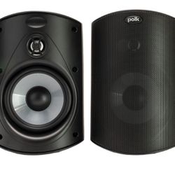 Pair of Polk Audio Atrium 4 Outdoor Speakers with Powerful Bass All-Weather