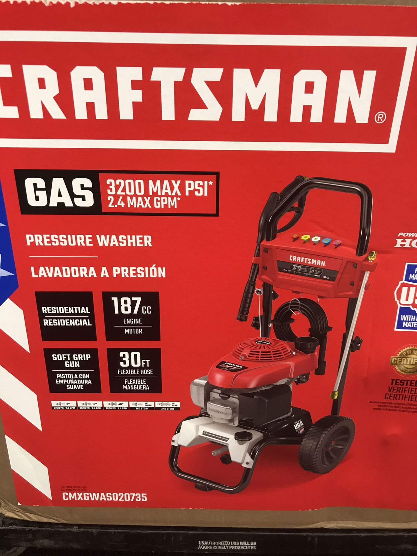 Craftsman pressure washer