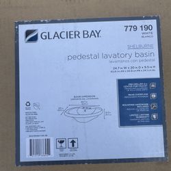 Glacier Bay Pedestal Lavatory Basin