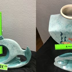 Coastal Vase And Fish