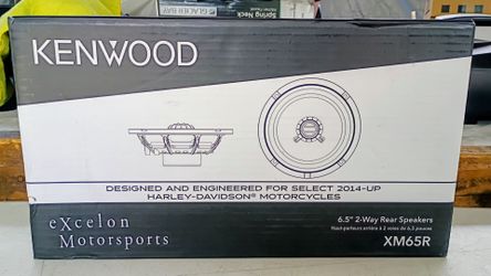 6.5 KENWOOD Excelon Speaker's 🔈🎵 For Harley Davidson Motorcycle 🏍️💪🏻