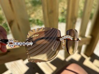 Cartier glasses black buffalo