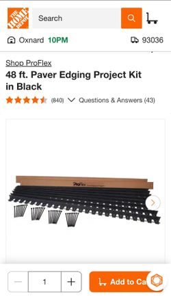 48 ft. Paver Edging Project Kit
