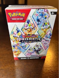 The Pokemon TCG Scarlet & Violet Prismatic Evolutions Booster Bundle