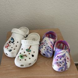 Crocks For Kids Sizes 5 and 10 In Excellent Condition  $5 each pair 