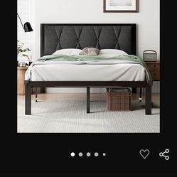 IPORMIS FULL-SIZE METAL BED FRAME