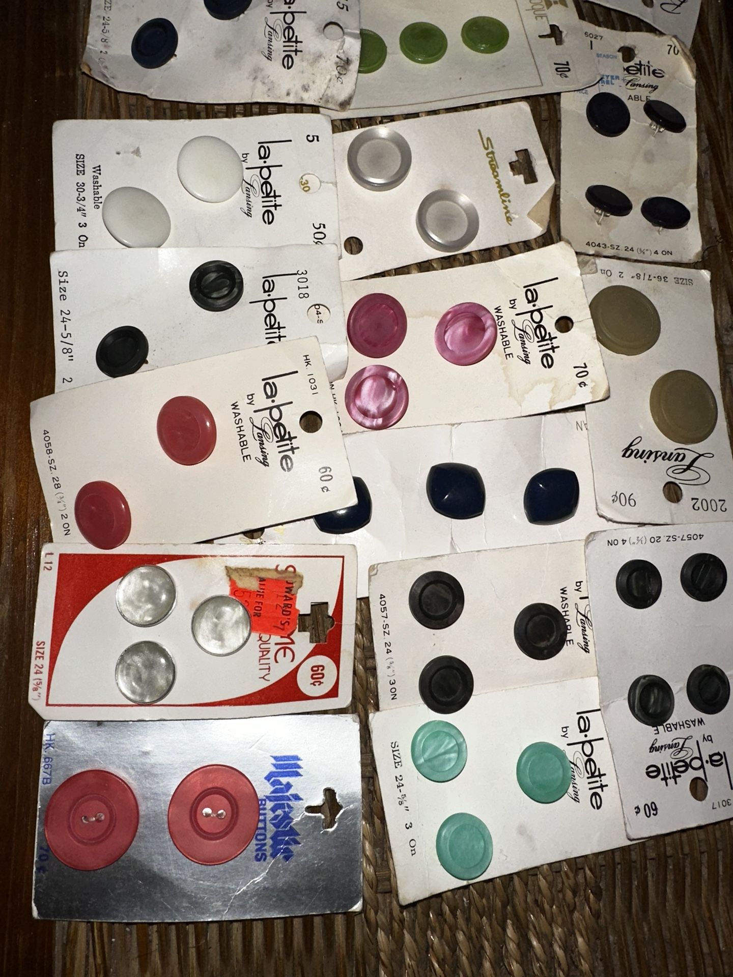 Vintage Button Deal Variety