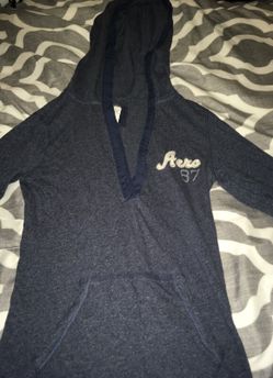Juniors Aeropostale Small Hooded Long Sleeve Shirt