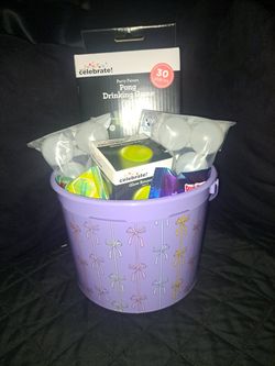 Adult teen glow in the dark basket