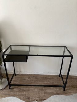 Glass desk