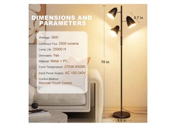 LED light with remote