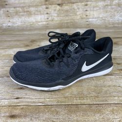Nike Shoes Womens 7 Flex Supreme TR 6 Running Sneakers 909014-001 Black Fabric - Gift