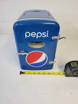 Pepsi Mini Fridge Cooler - Working, As-Is
