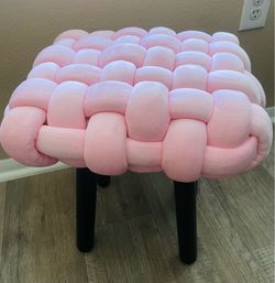 Brand New Pink Vanity Stool