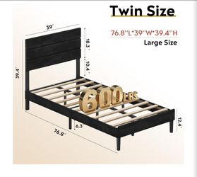 Twin size bed