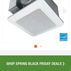 Panasonic
Whisper Choice Auto DC Pick-A-Flow 80/110 CFM Ceiling Bathroom Exhaust Fan with Humidity Sense and Flex-Z Fast Bracket