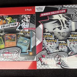Pokemon Binder + Poster Collection- White Flare