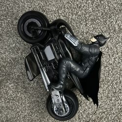 DC Comics The Batman Batcycle Action Figure Car Only